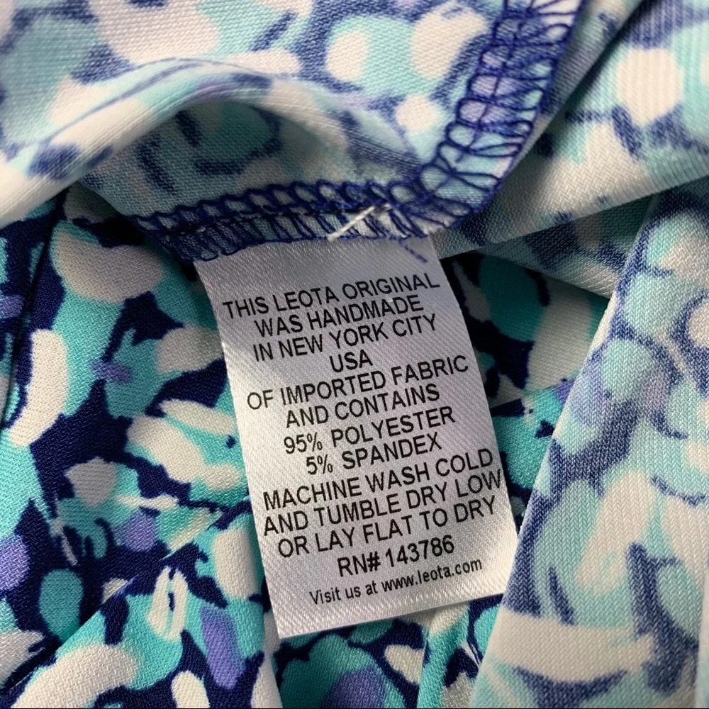 Leota Blue and White Midi Dress - Picture 4 of 4